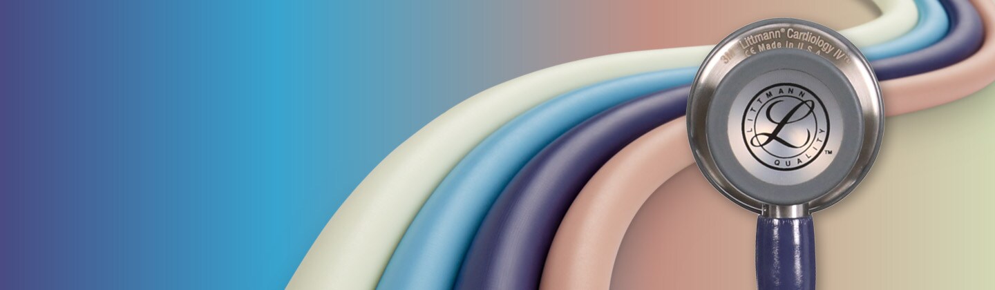 λάβαρο Littmann Στηθοσκόπια - Στηθοσκόπια σε μπλε φόντο

